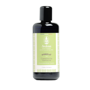 Flacon de 200 ml d'hydrolat de camomille romaine bio de la marque AVELENN