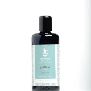 Flacon de 200 ml d'hydrolat de bleuet bio de la marque AVELENN