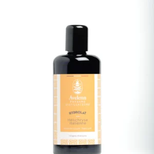 Flacon de 200 ml d'hydrolat d'hélichryse italienne bio de la marque AVELENN