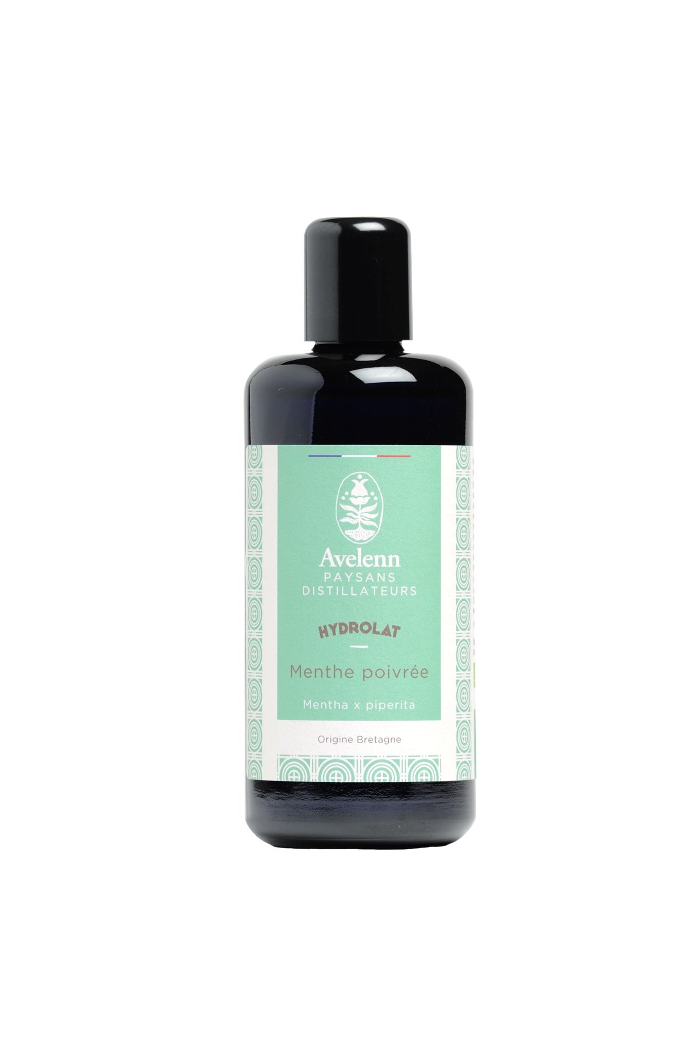 Flacon de 200 ml d'hydrolat de menthe poivrée bio de la marque AVELENN