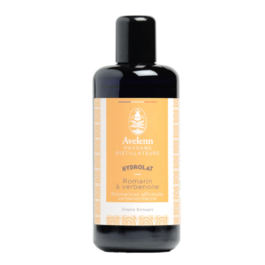 Flacon de 200 ml d'hydrolat de romarin à verbénone bio de la marque AVELENN