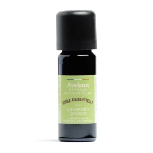 Flacon d'huile essentielle de lavandin grosso bio de la marque AVELENN