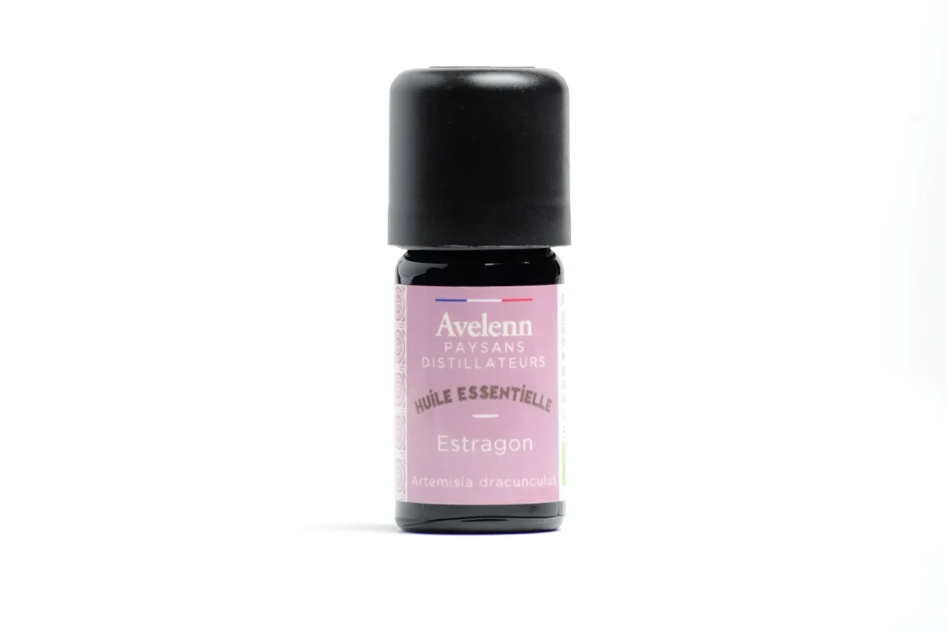 Flacon de 5 ml d'huile essentielle d'estragon bio de la marque AVELENN