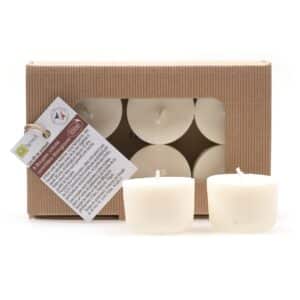 Boîte de 6 bougies votives